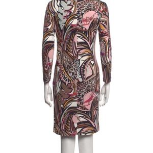 Emilio Pucci Multi-Color Printed Dress